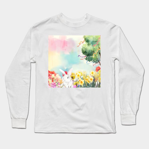 Blessed Ostara Long Sleeve T-Shirt by LylaLace Studio